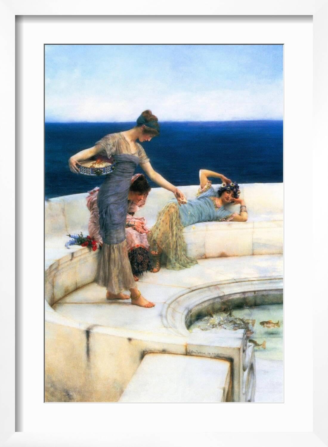 Amazon.com: ART.COM Wall Art Print Silver Favorites on White Frame